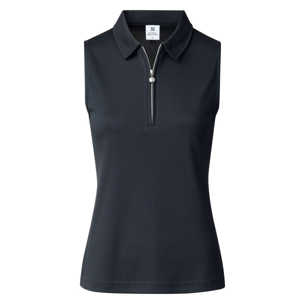 DS Peoria Blue Heron Sleeveless Polo Shirt