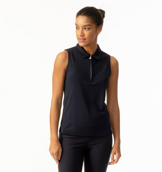 Daily Sports Peoria Sleeveless Golf Polo Shirt  - Navy