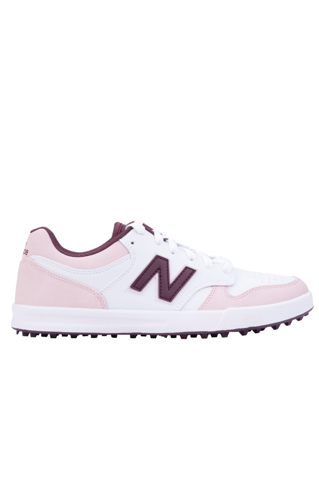 New Balance Womens 480 Golf SL Spikeless Waterproof Golf Shoes - Light Pink