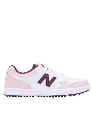 New Balance Womens 480 Golf SL Spikeless Waterproof Golf Shoes - Light Pink