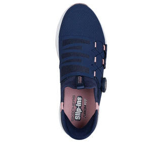 Skechers Go Golf Elite Slip In Waterproof Ladies Golf Shoes- Navy/Pink
