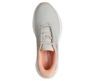 Skechers Slip-ins: Flow SI Ladies Waterproof Golf Shoes - Light Grey & Pink