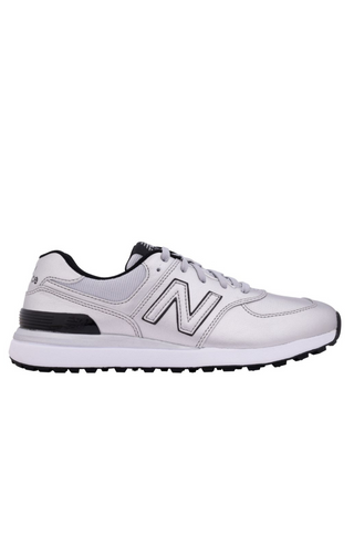 New Balance Womens 574 Greens V2 Waterproof Golf Shoes - Silver