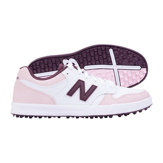 New Balance Womens 480 Golf SL Spikeless Waterproof Golf Shoes - Light Pink