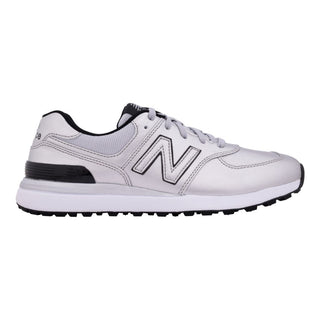 New Balance Womens 574 Greens V2 Waterproof Golf Shoes - Silver