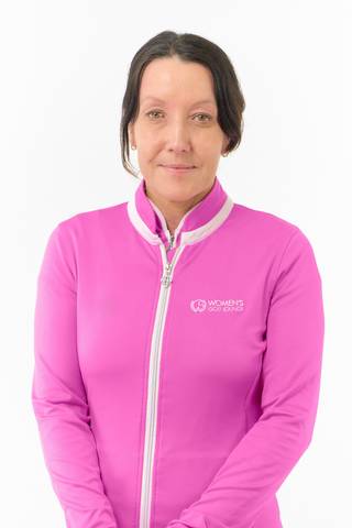 Women's Golf Lounge x Surprizeshop - Pure Golf Mist Full Zip Jacket Azalea