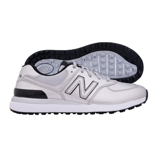 New Balance Womens 574 Greens V2 Waterproof Golf Shoes - Silver