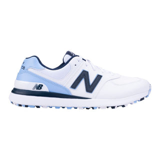 New Balance Womens 574 Greens V2 Waterproof Golf Shoes - Blue