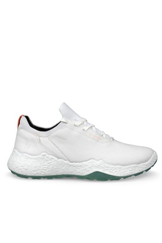 Ecco Golf Biom H5 Hybrid Waterproof Ladies Golf Shoes - White/Sedum Green