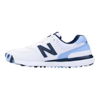 New Balance Womens 574 Greens V2 Waterproof Golf Shoes - Blue
