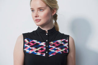 Daily Sports Nice Sleeveless Polo Shirt - Black