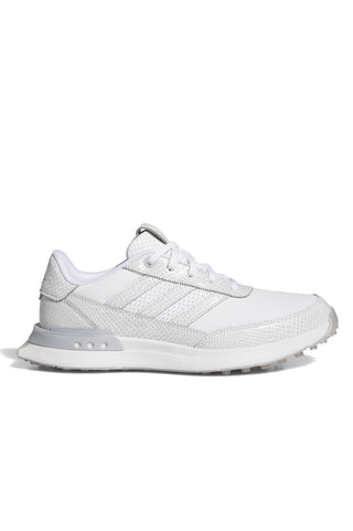 Adidas Womens S2G 25 Leather Spikeless Waterproof Golf Shoes - Cloud White