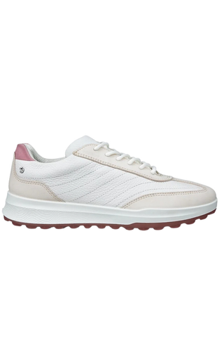 ECCO Golf Street Vibe Ladies Golf Shoes - Limestone, White & Blush
