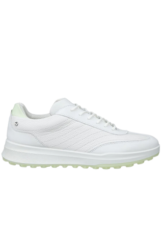 ECCO Golf Street Vibe Ladies Golf Shoes - Shadow White, White & Lime Cream