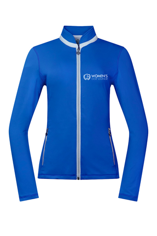 Women's Golf Lounge x Surprizeshop - Pure Golf Mist Full Zip Jacket Royal Blue