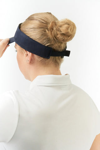 Becmoor Women's Velcro Visor - Navy