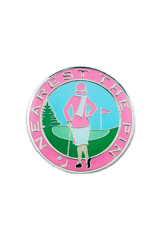 Classic lady Nearest the Pin Golf Ball Marker