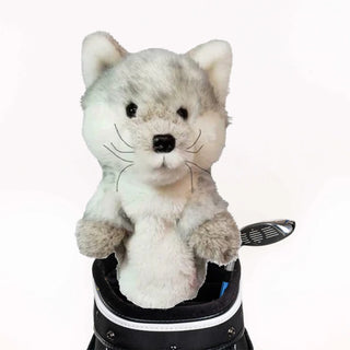 Silver Fox Golf Headcover - Daphne's Headcovers