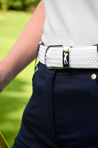 Surprizeshop Webbing Belt - White
