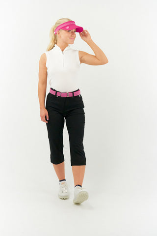 Surprizeshop Webbing Belt - Pink and White
