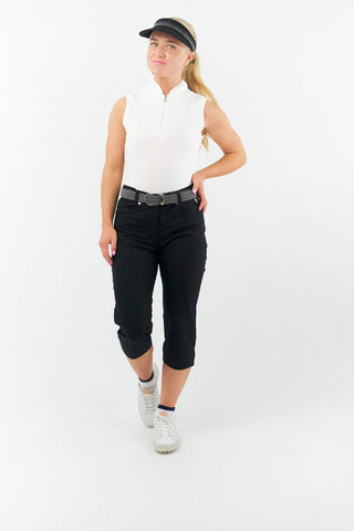 Surprizeshop Women's Golf Belt - Black & White