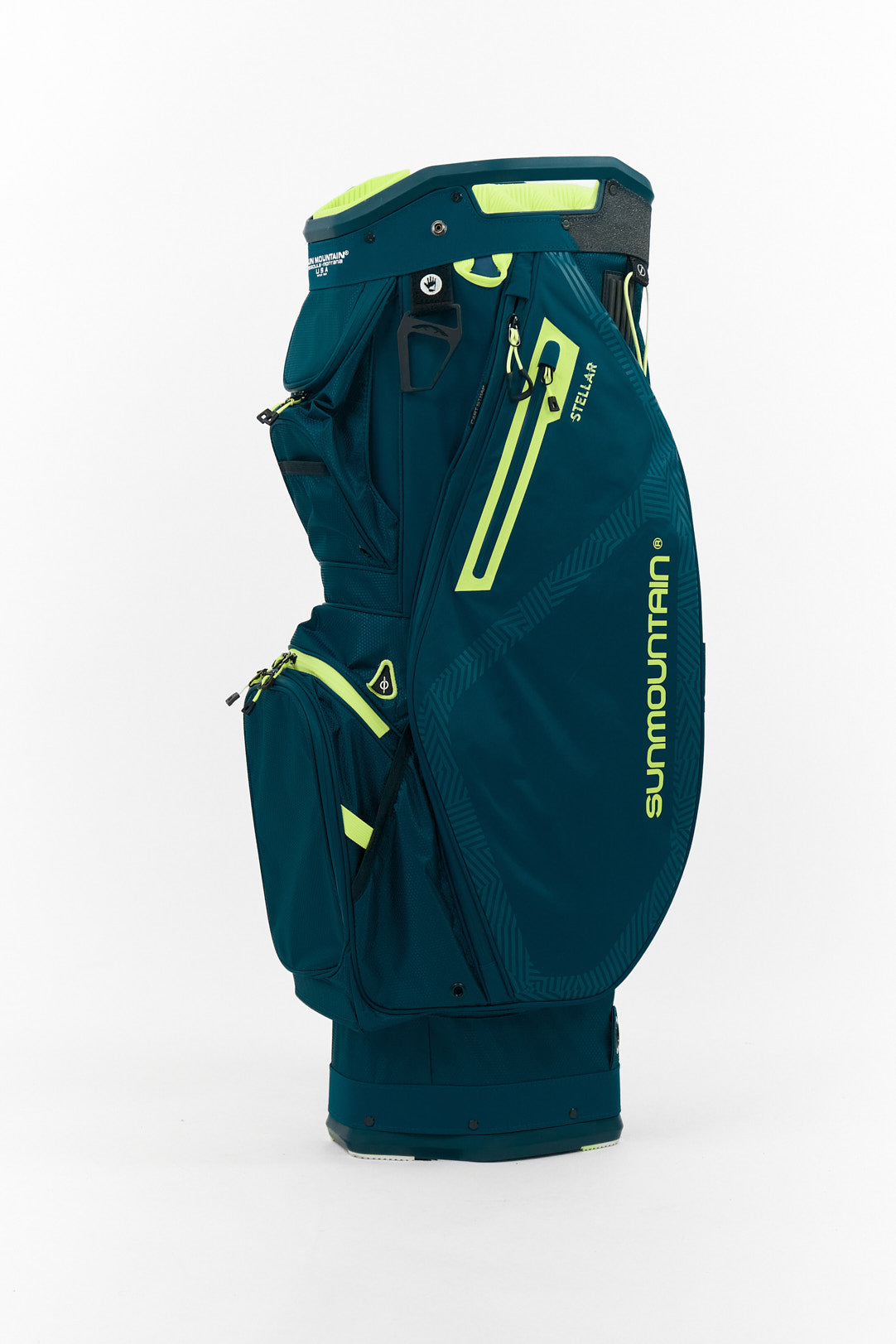 Sun Mountain Water-Resistant Stellar Cart Golf Bag - Blue, Sea & Leaf