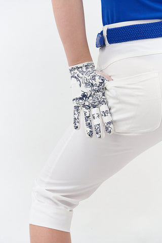 All Weather Mesh/Sun Ladies Golf Glove - Navy