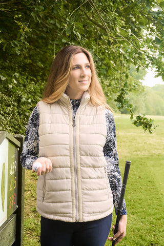 Pure Golf Ladies Hemisphere Gilet- Limestone