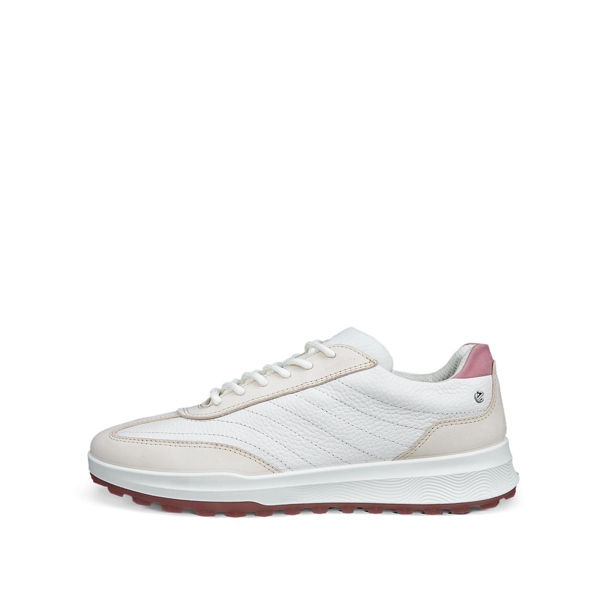 ECCO Golf Street Vibe Ladies Golf Shoes - Limestone, White & Blush