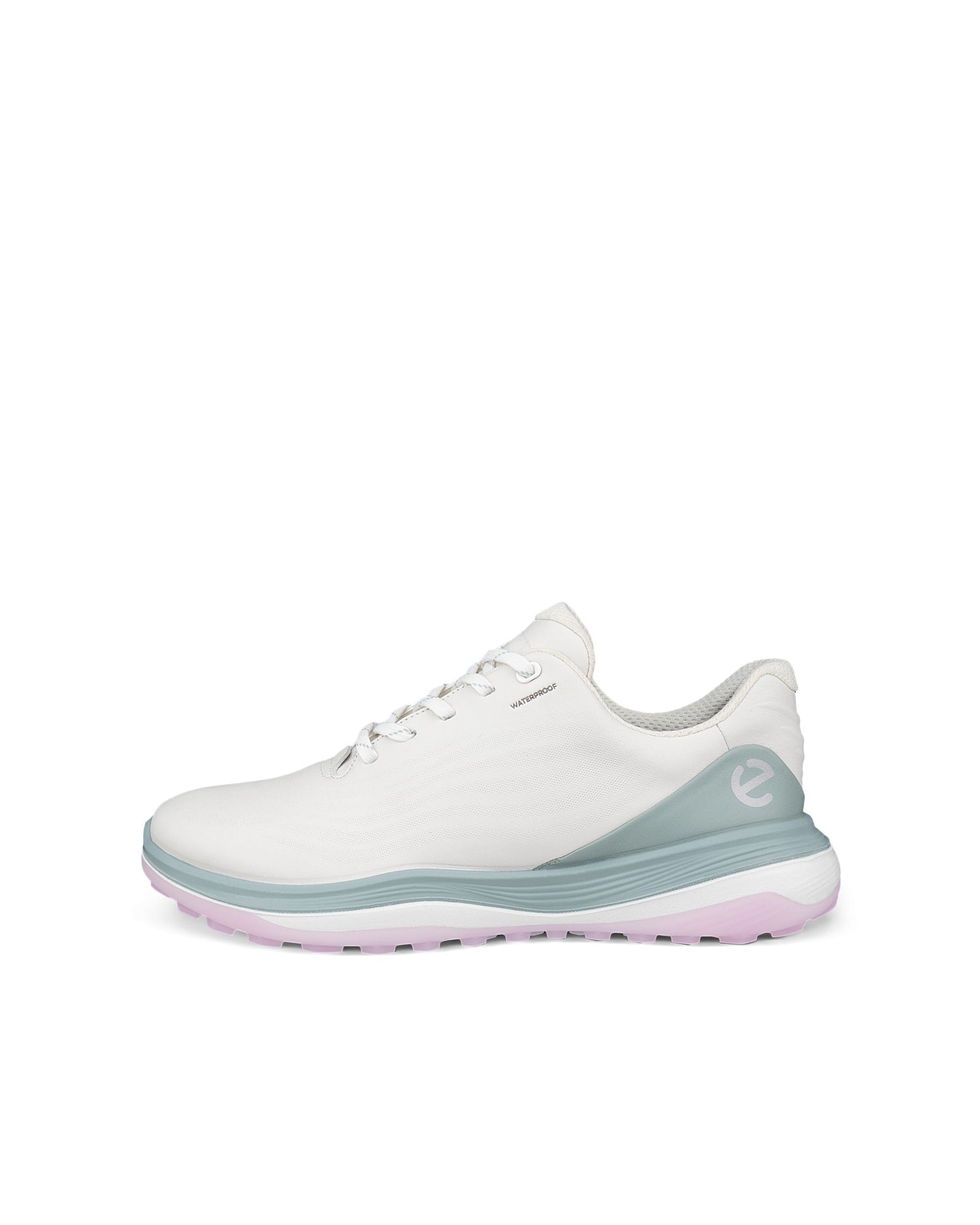 ECCO Golf LT1 Spikeless Ladies Golf Shoes - White Ice Flower