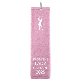From the Lady Captain 2025 Tri Fold Golf Towel