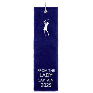 From the Lady Captain 2025 Tri Fold Golf Towel