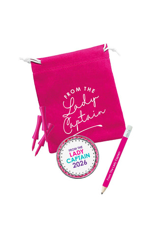 From the Lady Captain 2026 Ball Marker & Prizes Gift Set - Azalea Pink