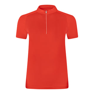 Tail Ladies Enriquetta Short Sleeve Golf Polo - Cherry Tomato