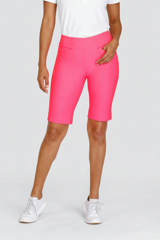 Tail Ladies Golf Mulligan Pull On Short 53cm- Pink Lotus
