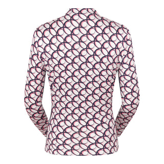 Tail Ladies Trey Long Sleeve Polo - Twlight Geo