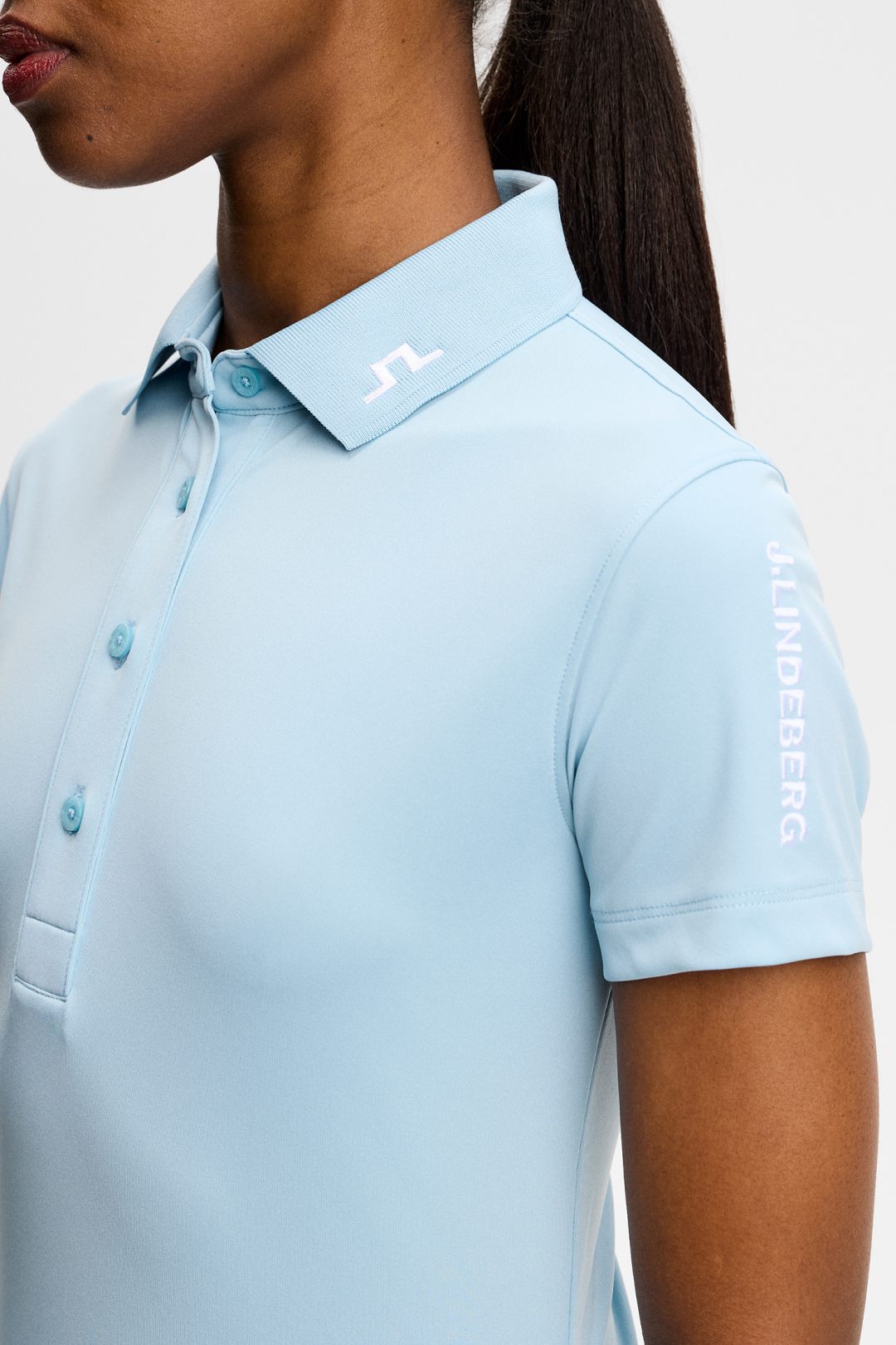 Tour Tech Ladies Golf Polo - Forget-Me-Not