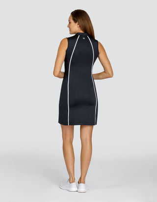 Tail Ladies Mika Sleeveless Golf Dress - Onyx Black