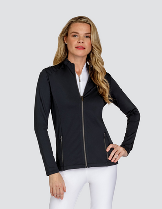 Tail Ladies Golf Siona Full Zip Golf Jacket -Onyx (Black)