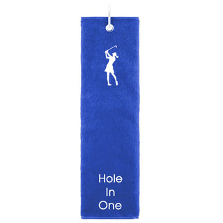 Hole in One Tri Fold Golf Towel Prize