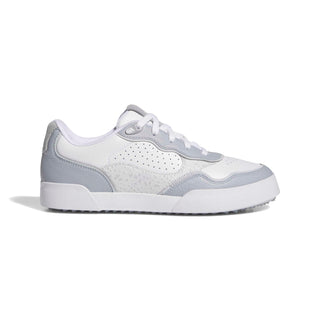 Adidas Womens Retrocross 25 Spikeless Golf Shoes - White, Silver & Grey