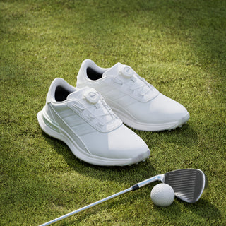Adidas Womens S2G Boa Soft Spike Waterproof Golf Shoes - White