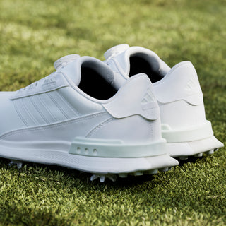 Adidas Womens S2G Boa Soft Spike Waterproof Golf Shoes - White