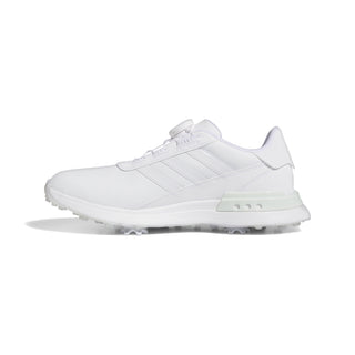 Adidas Womens S2G Boa Soft Spike Waterproof Golf Shoes - White