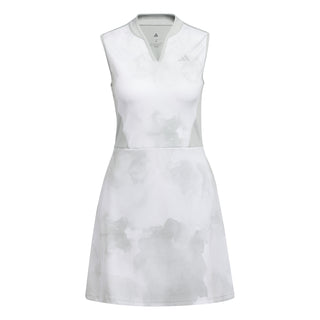 Adidas Womens Ultimate365 Tour Hybrid Printed Golf Dress - Wonder Silver