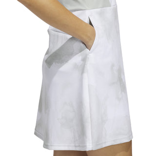 Adidas Womens Ultimate365 Tour Hybrid Printed Golf Dress - Wonder Silver