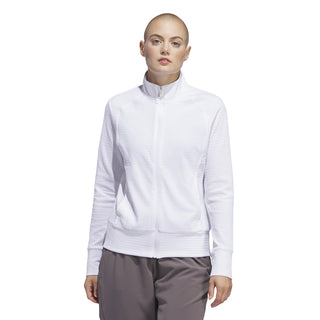 Adidas Womens Ultimate365 Textured Jacket - White