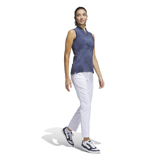 Adidas Womens Ultimate365 Tour Sleeveless Polo Shirt - Collegiate Navy