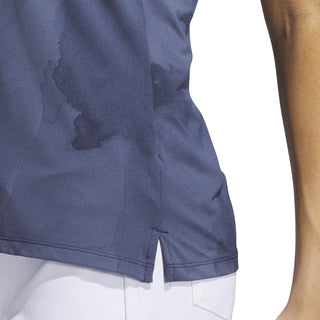 Adidas Womens Ultimate365 Tour Sleeveless Polo Shirt - Collegiate Navy