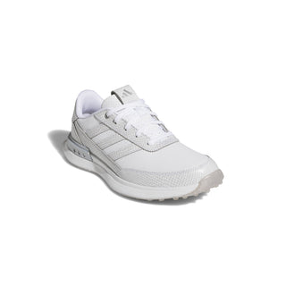 Adidas Womens S2G 25 Leather Spikeless Waterproof Golf Shoes - Cloud White